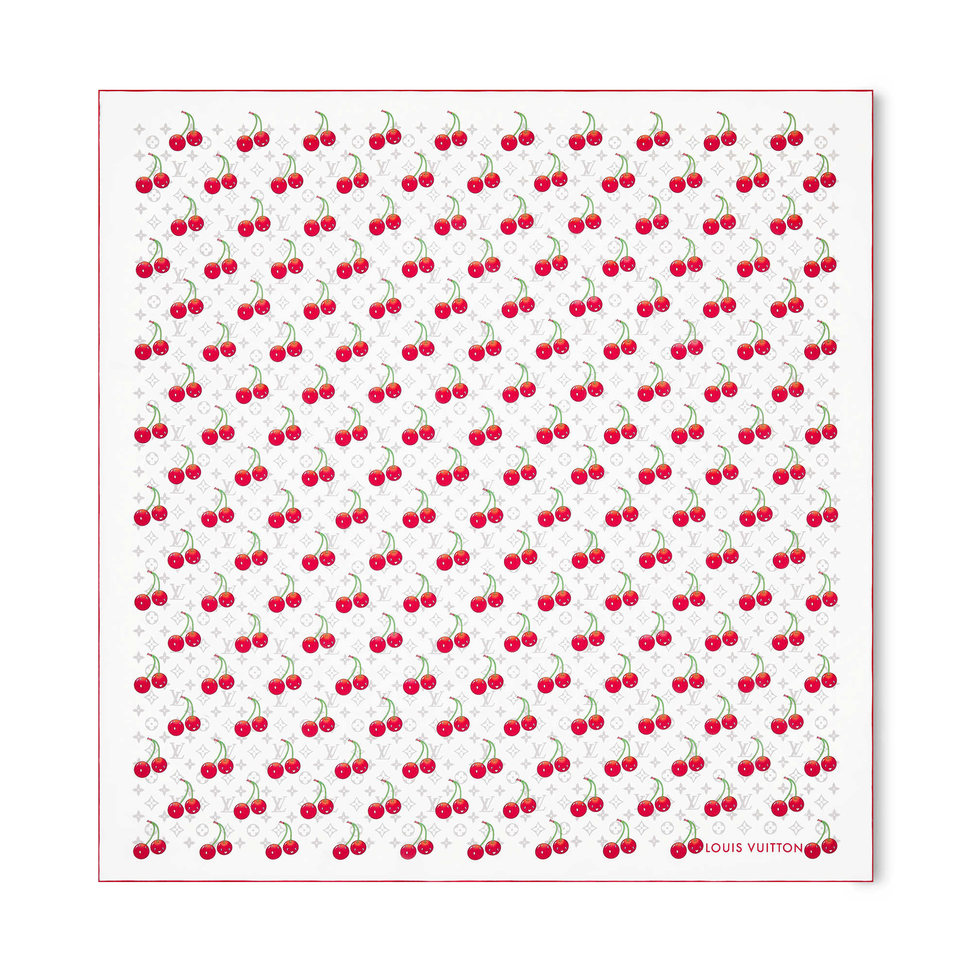 LV x TM Monogram Cerise Shawl . - Accessories | LOUIS VUITTON